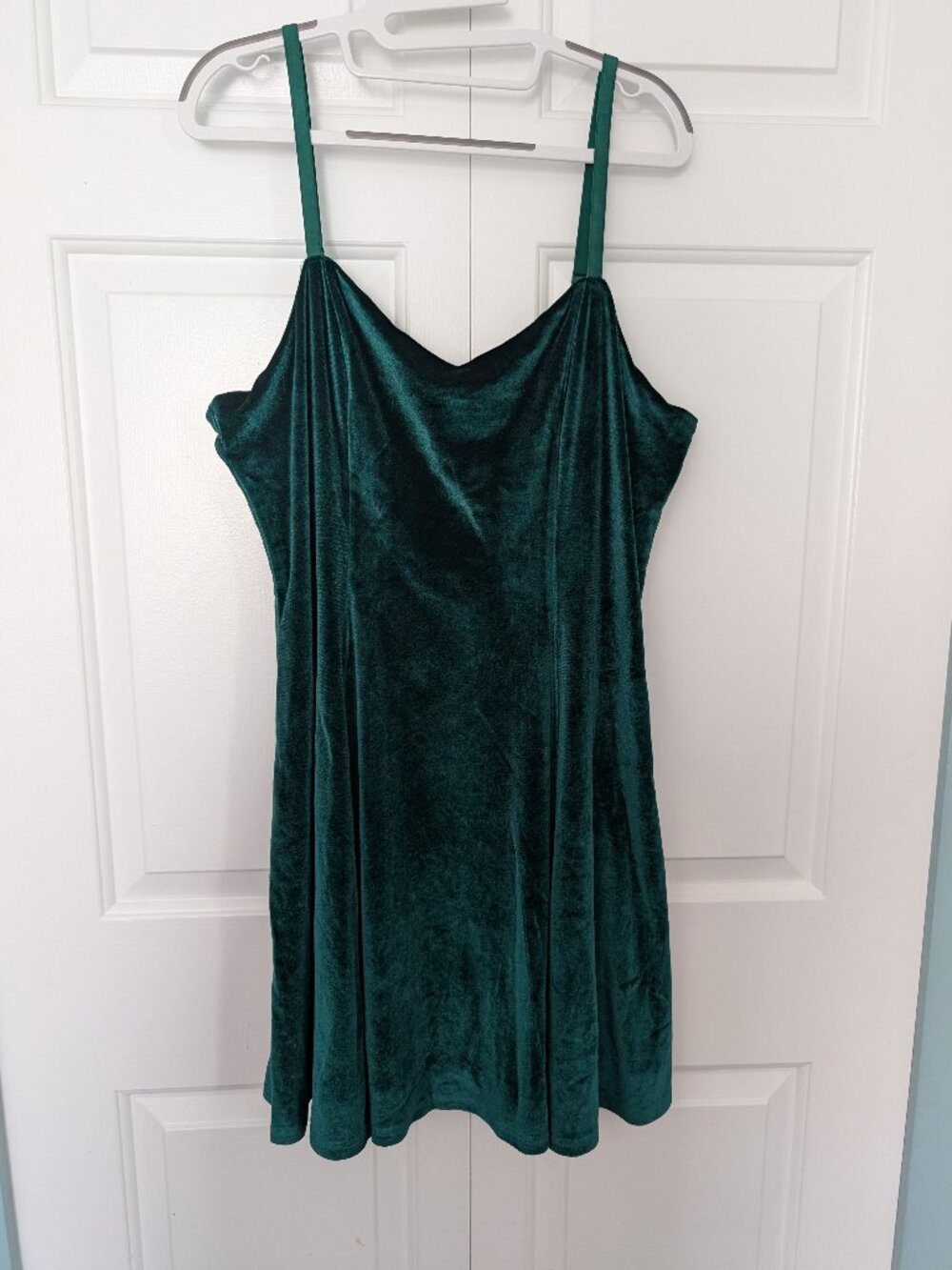 Black Milk velvet green strappy dress festive christmasw
